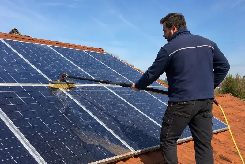 Nettoyage et entretien de panneaux solaires à Pont-de-Chéruy